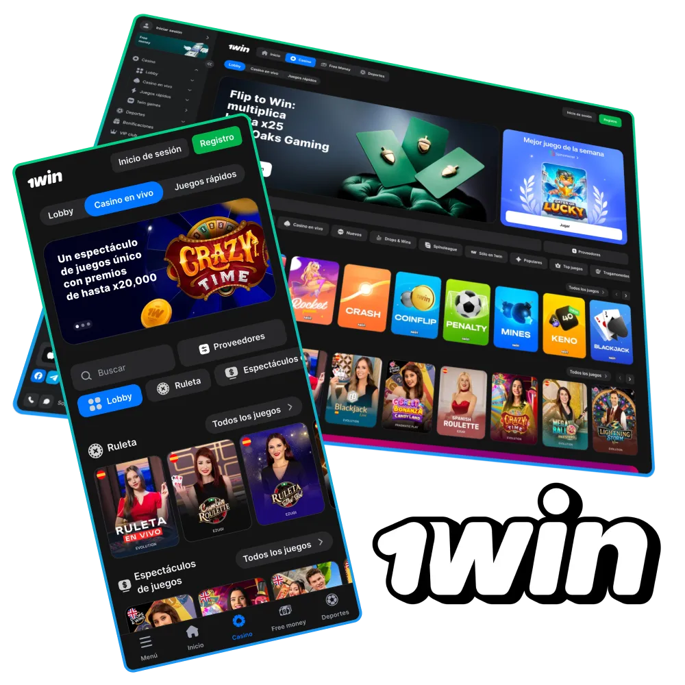 Juega en 1Win M&eacute;xico con bono de bienvenida.