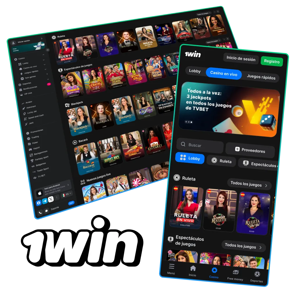 Juega en 1Win con app m&oacute;vil, pagos locales y t&iacute;tulos exclusivos.