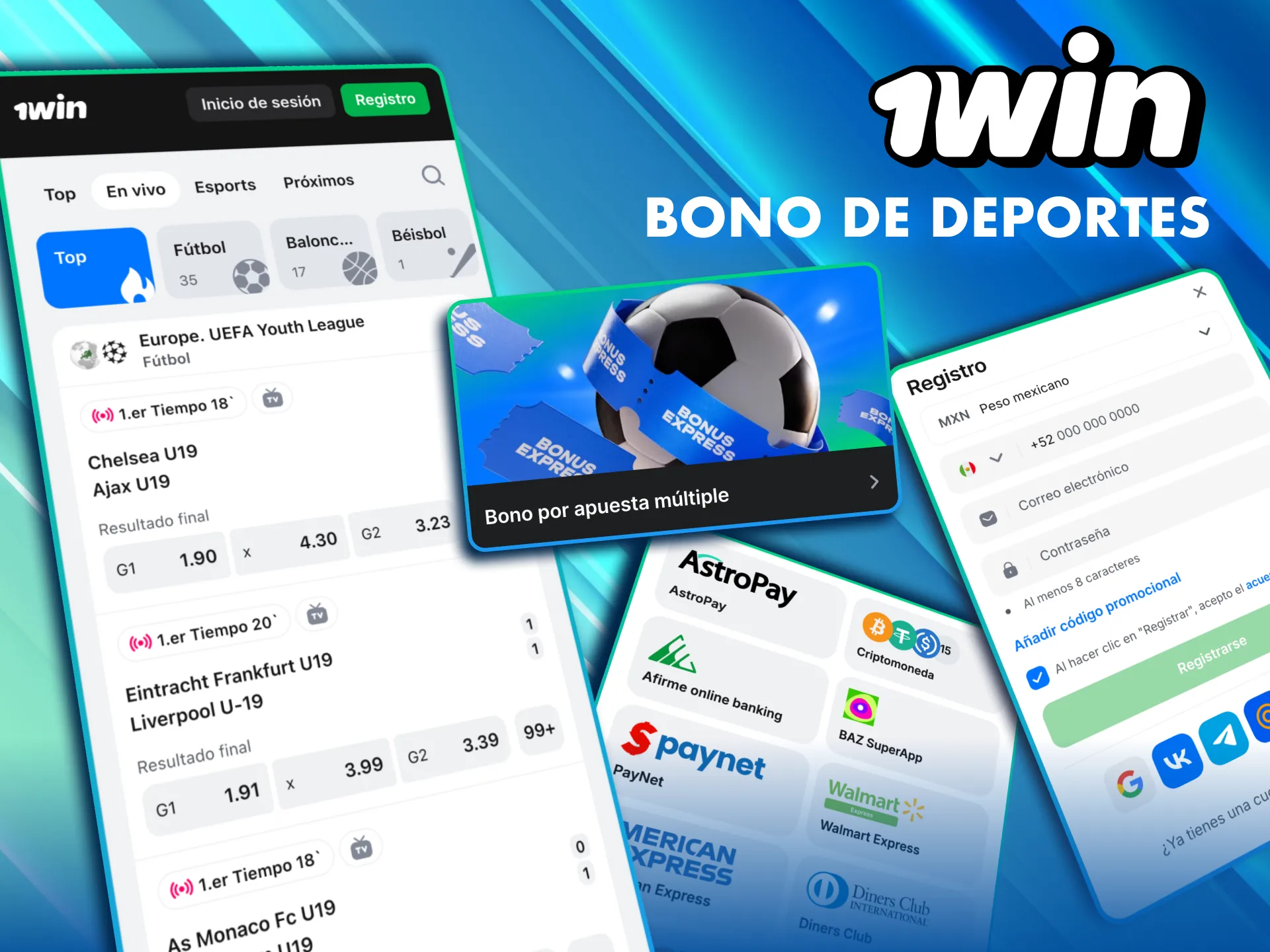 Aumenta tus ganancias con el bono deportivo de 1Win.