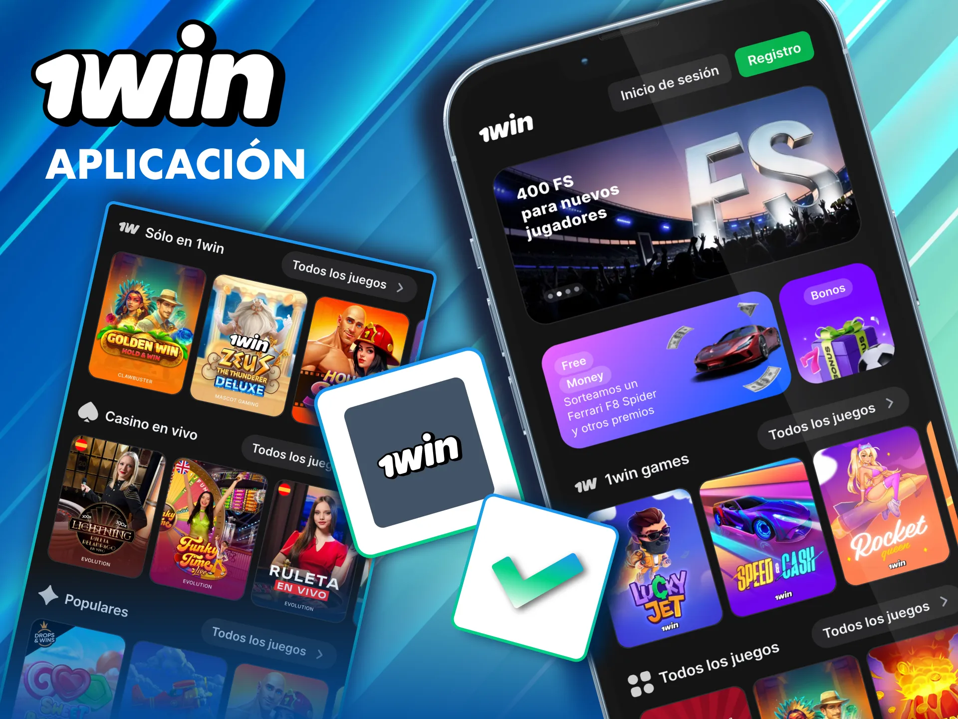App de 1Win M&eacute;xico con transmisiones en vivo y estad&iacute;sticas.